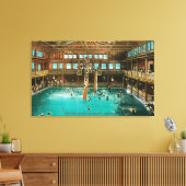 Innenansicht der Bäder Leinwanddruck (Insitu (Wohnzimmer))