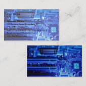 Innenansicht der CPU Visitenkarte (Vorne/Hinten)