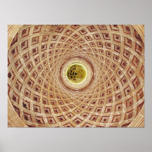 Innenansicht der Cupola in der Kapelle Poster (Vorne)