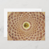 Innenansicht der Cupola in der Kapelle Postkarte (Vorne/Hinten)