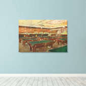 Innenansicht der Graney Pool Hall Leinwanddruck (Insitu (Holzboden))
