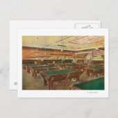 Innenansicht der Graney Pool Hall Postkarte (Vorne/Hinten)