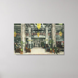Innenansicht der Hotel-Rochester-Lobby Leinwanddruck