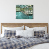 Innenansicht der Innenrutsche Leinwanddruck (Insitu (Schlafzimmer))