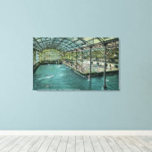 Innenansicht der Innenrutsche Leinwanddruck (Insitu (Holzboden))