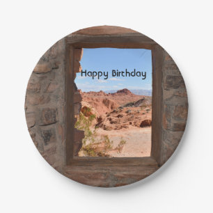 Innenansicht der Kabine des Valley of Fire       Pappteller