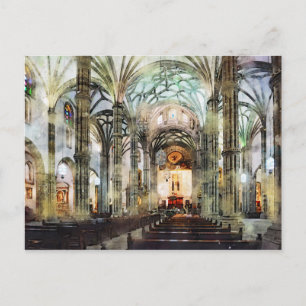 Innenansicht der Kathedrale Santa Ana Las Palmas Postkarte