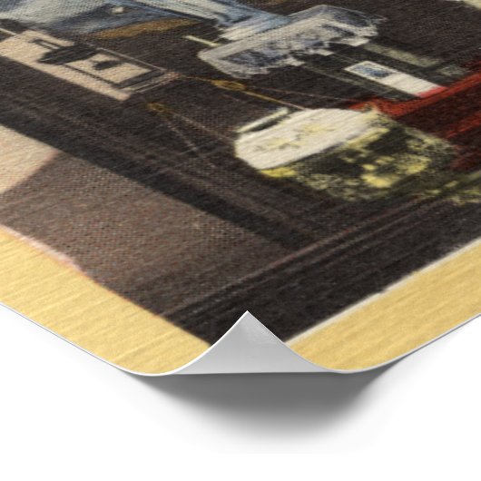 Innenansicht der Kirche St. Anne Poster (Ecke)