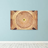 Innenansicht der Kuppel in der Kapelle Leinwanddruck (Insitu (Holzboden))