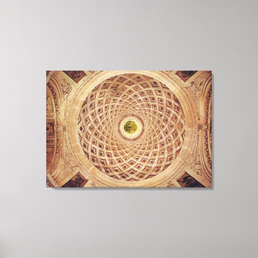 Innenansicht der Kuppel in der Kapelle Leinwanddruck (Vorderseite)