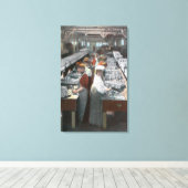 Innenansicht der Lachskannerwerker Leinwanddruck (Insitu (Holzboden))