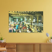 Innenansicht der Orchesterwerkstatt Flickenger Leinwanddruck (Insitu (Wohnzimmer))