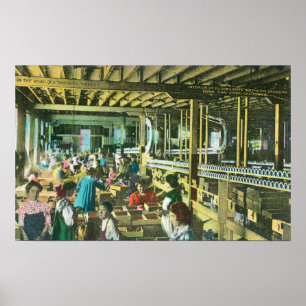 Innenansicht der Orchesterwerkstatt Flickenger Poster