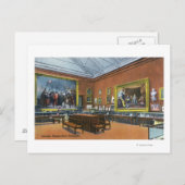 Innenansicht der Pilgerhalle Postkarte (Vorne/Hinten)