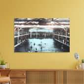 Innenansicht der Salzwasserbäder von Nerides Leinwanddruck (Insitu (Wohnzimmer))