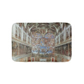 Innenansicht der Sistine Kapelle Badematte (Vorderseite)