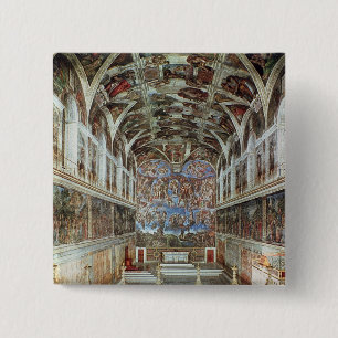 Innenansicht der Sistine Kapelle Button