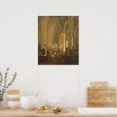 Innenansicht der St. John's Church in Hamburg Poster (Küche)