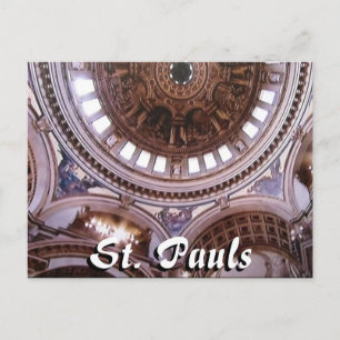 Innenansicht der St.-Pauls-Kathedrale London Postk Postkarte