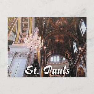 Innenansicht der St.-Pauls-Kathedrale London Postk Postkarte