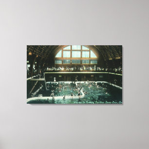 Innenansicht des Badepavillons Leinwanddruck