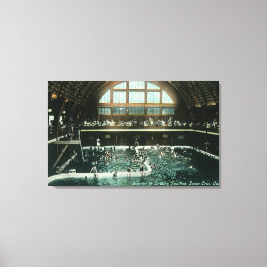 Innenansicht des Badepavillons Leinwanddruck (Vorderseite)