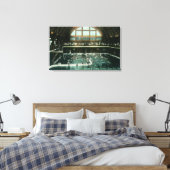 Innenansicht des Badepavillons Leinwanddruck (Insitu (Schlafzimmer))