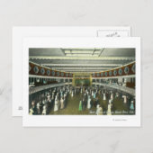 Innenansicht des Casino-Ball-Raums Postkarte (Vorne/Hinten)