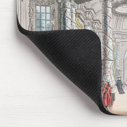 Innenansicht des eleganten Musikraumes Mousepad (Ecke)