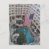 Innenansicht des Grand Hyatt in Washington DC Postkarte (Vorderseite)