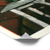 Innenansicht des Höhlengrills Poster (Ecke)