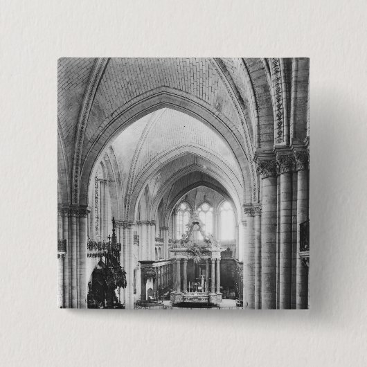 Innenansicht des Nave und des Chores Button (Vorderseite)