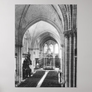 Innenansicht des Nave und des Chores Poster