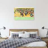 Innenansicht des Sunset Bowling Center 2 Leinwanddruck (Insitu (Schlafzimmer))