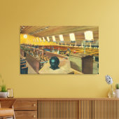 Innenansicht des Sunset Bowling Centre Leinwanddruck (Insitu (Wohnzimmer))
