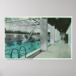 Innenansicht des Ventura Bath House Poster
