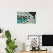 Innenansicht des Ventura Bath House Poster (Heimbüro)