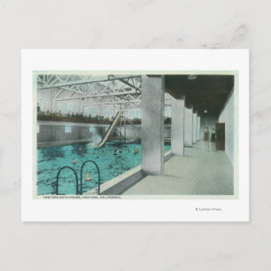 Innenansicht des Ventura Bath House Postkarte