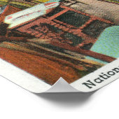 Innenansicht des Wohnzimmers des FDR Poster (Ecke)