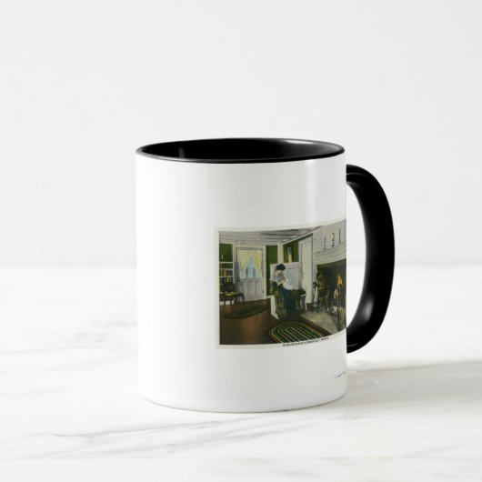 Innenansicht eines New England Homestead Tasse (VorderseiteRechts)