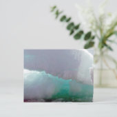 Innenansicht eines schmelzenden Eisbergs Postkarte (Stehend Vorderseite)