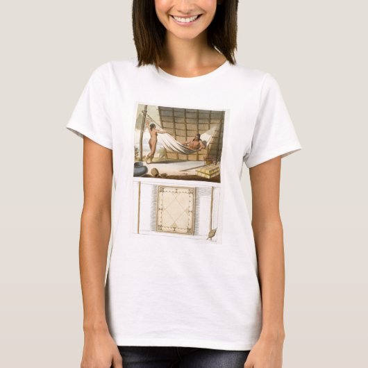 Innenansicht mit amerikanischen Ureinwohnern (Farb T-Shirt (Vorderseite)