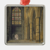 Innenansicht von Westminster Abbey blickend in Silbernes Ornament (Vorne)
