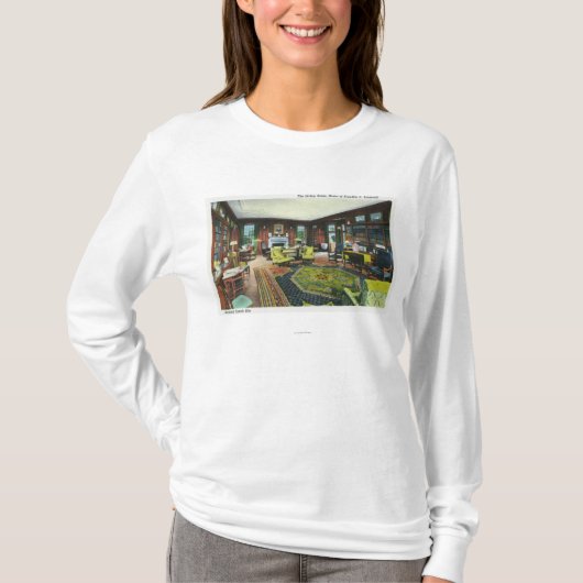 Innenansicht Wohnzimmers FDR T-Shirt (Vorderseite)