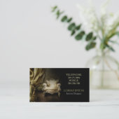 Innenarchitekt-Antiken-Vintage Möbel Visitenkarte (Stehend Vorderseite)