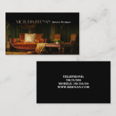 Innenarchitekt-beruflicher Möbel-Dekorateur Visitenkarte (Vorne/Hinten)