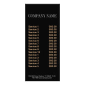 Innenarchitekt der modernen werbekarte (Hinten)