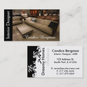 Innenarchitekt-Entwurfs-Berater Visitenkarte (Vorne/Hinten)