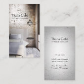 Innenarchitekt-Haus-Dekorateur-Visitenkarte Visitenkarte (Vorne/Hinten)