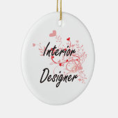 Innenarchitekt-künstlerischer Job-Entwurf mit Keramik Ornament (Rechts)